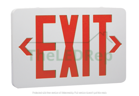 Exit Sign - 90 Minute Battery