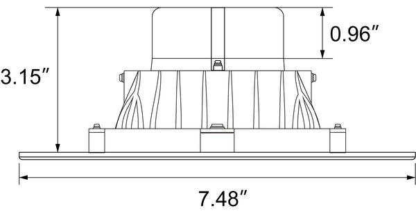 Downlight Traditional Square 6" ($14.38)